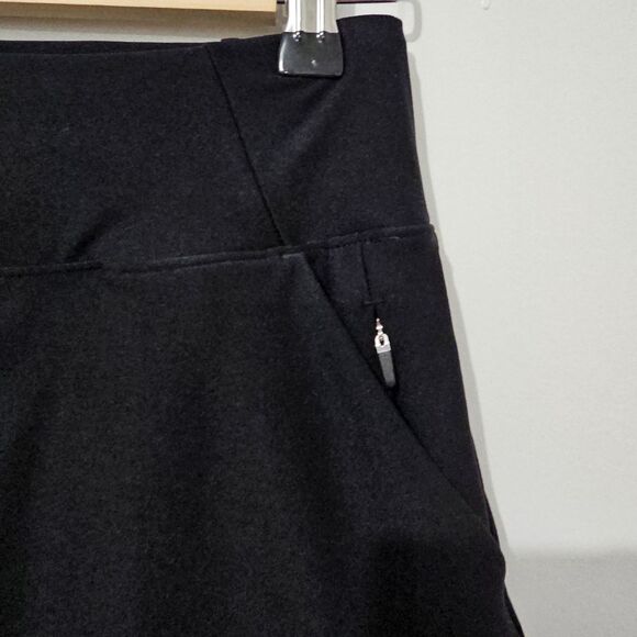 PrAna - Skirt Athletic Mini A Line Built-In Shorts Pockets - Size S - Black - Picture 5 of 8